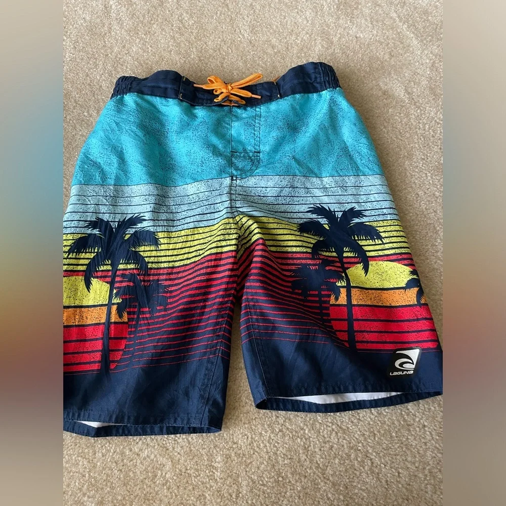 Bundle of 2 boys size M swim‎ shorts.